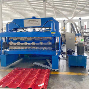 Petit pain ondulé Offre Spéciale professionnel de tuile de toiture formant la presse de toit faisant la machine - Product Image 3