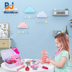 45 шт, детский комплекты игровой набор игрушек образовательные забавные стетоскоп медицинские ролевые игры игрушки с пластиковой коробкой - Product Image 2