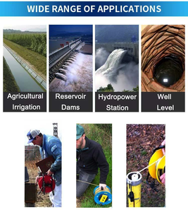 휴대용 강철 자 수위 감지기 하이 퀄리티 50m/100m/150m/200m/300m 깊은 우물 지하수 게이지 산업 등급 - Product Image 6