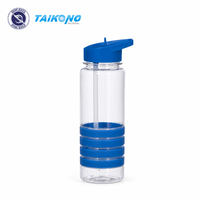 Bouteille d'eau en plastique sans BPA, facile à nettoyer, à large ouverture, avec couvercle à ouverture rapide, bouteille d'eau pour la salle de sport et les sports