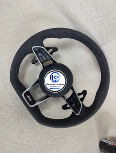 Volante Deportivo de Cuero y Gamuza para VW <span class=keywords><strong>Golf</strong></span> MK7 GTI <span class=keywords><strong>R</strong></span> <span class=keywords><strong>Line</strong></span> Passat B8 B9, Piezas de Repuesto para Tuning Interior de Automóviles - Product Image 4