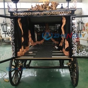 Top Ranking Funeral Hearse Manufacturer /Golden Cross Electric Horse Hearse/Luxury Hearse Carriage - Product Image 2