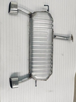 Silenciador de tubo de escape del sistema de escape de piezas de automóviles para Hyundai Tucson Kia Sportage ix35 silenciador de tubo de escape de acero inoxidable
