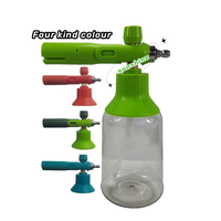 Pistolet à mousse à neige pour laveuse de voiture SS 1/4 "connecteur rapide avec grande bouche bouteille transparente canon à mousse réglable