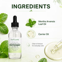 Diffuseur d'huile essentielle de menthe poivrée professionnelle 60 ml avec fleurs séchées pour le soin du corps et des cheveux, savons parfumés raffermissants et parfums