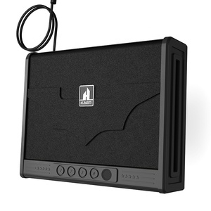 Kaer Gun Safe Biometric Pistol Handgun Safes Quick Access Car Gun Safe Box With Fingerprint Digital Key