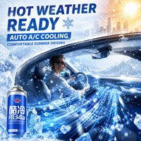 Gas Refrigeran R134a Glodway Kemurnian Tinggi 200ml untuk AC Mobil, Sistem Pendingin Otomatis, Isi Ulang