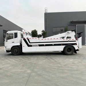 รถยกกู้ภัยแบบรวมติดตั้ง Dongfeng 4x2 สำหรับงานหนัก พร้อมบูม 12 ตัน และล้อยก - Product Image 5