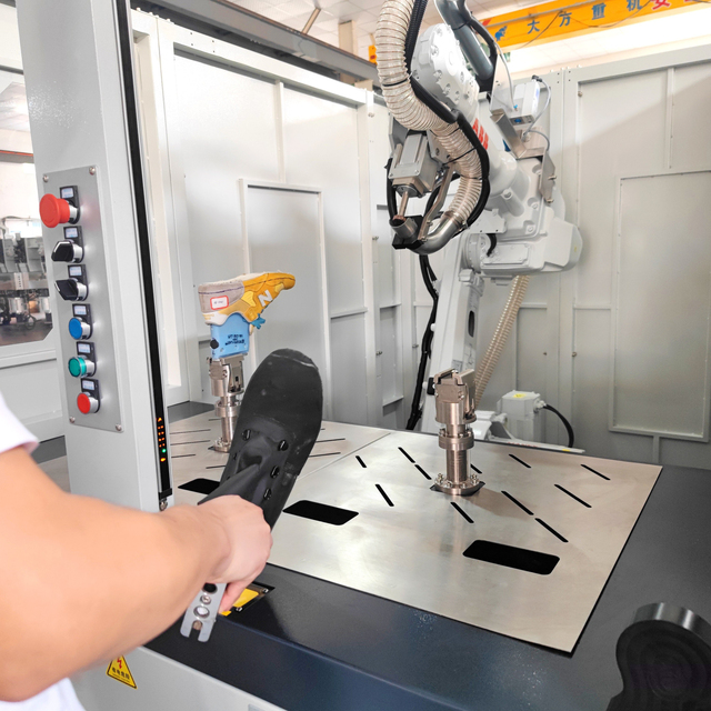 Factory Direct Intelligent Automatic Roughing Robot Sanding Robot for  Leather Shoes Making Machine on Sale