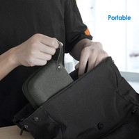 Mutispandex EVA Grey Accessoires électroniques Organisateur Étui rigide pour appareils photo numériques Cartes SD Chargeurs Disques durs