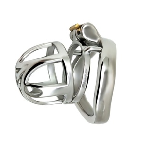 FRRK-74C Dispositivo de Castidad Masculina de Acero Inoxidable, Jaula para Pene, Juguetes Sexuales para Hombres, Juguetes Eróticos para Adultos - Product Image 3