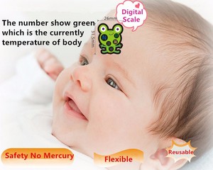 Trẻ em trán Nhiệt độ nhãn dán Nhiệt kế bé <span class=keywords><strong>feverscan</strong></span> Dải nhiệt kế nhãn dán Dải dính - Product Image 6