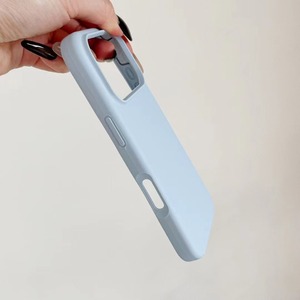 <span class=keywords><strong>Hot</strong></span> bán đầy màu sắc Silicone trường hợp điện thoại vải mềm bên trong mở máy ảnh PC biểu tượng tùy chỉnh trường hợp điện thoại cho Iphone 17 Pro Max 17 không khí - Product Image 6