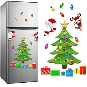 Décorations magnétiques de Noël amusantes, réutilisables, motifs humoristiques pour <span class=keywords><strong>garage</strong></span> et réfrigérateur, fournitures de fête festives - Product Image 5