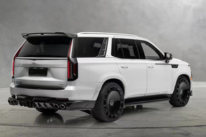 ชุดแต่งคาร์บอนไฟเบอร์สไตล์ MSY สำหรับ Escalade รุ่นใหม่ พร้อมสปอยเลอร์แบบติดตั้งเองได้ ดิฟฟิวเซอร์ลิปหน้าแบบ Widebody ปี 2020- อะไหล่ทดแทน - Product Image 4