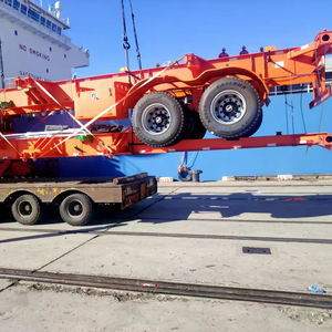 Semirremolque Esqueleto de Acero de 2 Ejes y 40 Pies para Transporte de Contenedores en Puerto, 40 Toneladas - Product Image 6