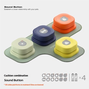 4 gói nút ghi âm cho đào tạo giao tiếp phim hoạt hình đơn giản nói chuyện buzzer cho chó vật nuôi tùy biến nhỏ - Product Image 6