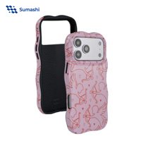 Funda con Borde Ondulado para iPhone 17 Pro Max, 2 en 1, PC TPU, Sublimación, Transferencia de Calor, Personalizable, Resistente a Impactos, Venta al Por Mayor