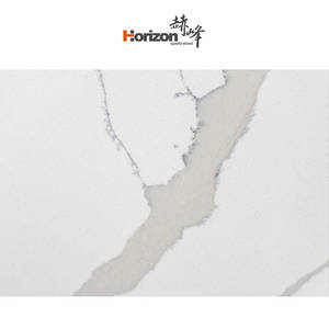 Horizon olmayan gözenekli yapay yapay saydam calacatta taş calacatta beyaz kuvars taş yapay taş döşeme - Product Image 6