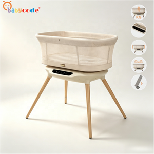 <span class=keywords><strong>Culla</strong></span> <span class=keywords><strong>Elettrica</strong></span> Intelligente con Sensore di Pianto e Timer, Lettino Co-Sleeping per Neonati, <span class=keywords><strong>Culla</strong></span> con Bluetooth - Product Image 1