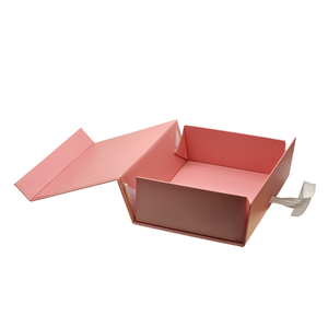 Hair Magnetic Box Custom Logo Premium Luxury Pink Cardboard Paper Gift Wig Hair Extension Magnetic Packaging Box