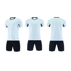 全套定制男式成人足球球衣队服数码印花100%涤纶120克速干V领短袖 - Product Image 3