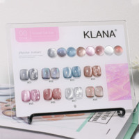 KLANA Ensemble de vernis à ongles gel Hema HPMA 8 couleurs, sans œil de chat, fabricant en gros de 15ml
