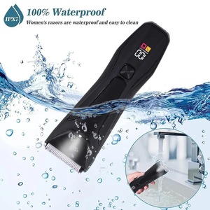 เครื่องโกนขน OEM/ODM IPX7 สำหรับโกนขนตามร่างกาย เครื่องโกนหนวดไฟฟ้าสำหรับผู้ชาย พร้อมไฟส่องสว่างในชุดอุปกรณ์ดูแลขน - Product Image 4