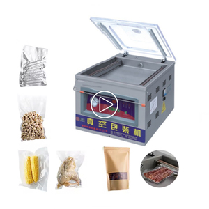 DZQ 400 2F Electric <b>Portable</b> <b>Table</b> Food 0.75KW 400MM Single Chamber Sachet Vacuum Packaging Machine with Bearing and Paper - Product Image 1