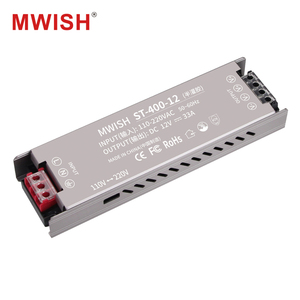 Driver <span class=keywords><strong>LED</strong></span> haute puissance MWISH ST-400-12 400W <span class=keywords><strong>12V</strong></span> <span class=keywords><strong>pour</strong></span> projets commerciaux intensifs à <span class=keywords><strong>ruban</strong></span> - Product Image 1