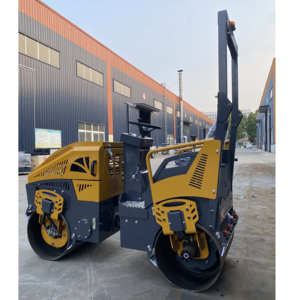 Thủy lực máy Đầm đường lăn <span class=keywords><strong>1</strong></span> tấn 2 tấn 3 tấn rung Đầm nén rung Con lăn cho nhựa đường đất vỉa hè cưỡi - Product Image 4