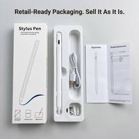 Aktif Dokunmatik Kalem Tip-C 30 Dakika 10 Saat, Hızlı Şarjlı Kalem iPad Android Tablet, Alüminyum Alaşımlı POM Özel Logo OEM Toptan Satış