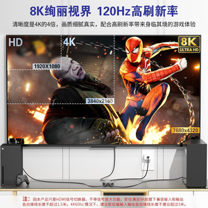 ULT-UNITE 8K pour répartiteur <span class=keywords><strong>HDMI</strong></span> bidirectionnel 8K 60Hz 4K <span class=keywords><strong>144Hz</strong></span> 2.1v Design 2-en-1 Out 1-in-2 Out <span class=keywords><strong>Switch</strong></span> Video Splitters & - Product Image 5