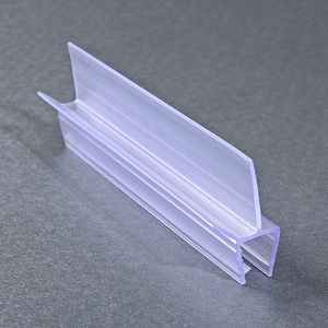 . 2024 nueva gran oferta PVC baño <span class=keywords><strong>ducha</strong></span> pantalla inferior sello tira curva <span class=keywords><strong>goma</strong></span> plástico sello tira - Product Image 4