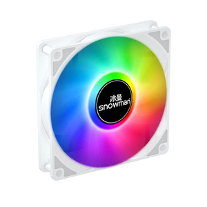 Muñeco de nieve súper silencioso OEM, ventilador de refrigeración ARGB personalizado de 120mm, enfriadores de aire para juegos de ordenador - Product Image 3