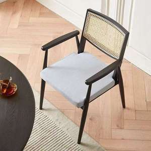 High Back Farmhouse Solid Wood <b>Dining</b> Chairs and <b>Armchairs</b> for Coffee Shops Restaurants Hotels Villas - Product Image 2