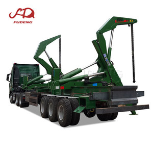 Semirremolque elevador lateral de 40 pies y 37 toneladas para martillos, camión de acero para elevación -- En stock - Product Image 1