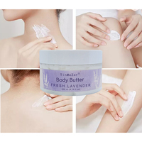 Meilleure vente de crème au beurre de lavande/karité pour le corps, crème blanchissante et éclairante, gommage corporel, marque privée, crème glacée pour le corps