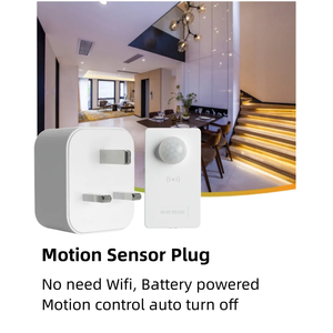 Tự động phát hiện chuyển động cảm biến chuyển đổi cắm kit, 10A 2000 Wát không dây điều khiển từ xa cho nhà, hiên nhà, phòng tắm ánh sáng - Product Image 5