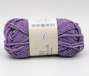 fios de lã 8 Suppliers-Rolo de lã 58% ramie 50g de crochê, conjunto de fios com 8 cores para tricô e crochê, 1s 42%