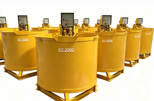 เครื่องผสมคอนกรีตแบบไฟฟ้าพร้อมถังเก็บสารผสมขนาด 2800 ลิตร ขับเคลื่อนด้วยมอเตอร์ 5.5 กิโลวัตต์ เหมาะสำหรับการผสมและงานอื่นๆ - Product Image 4