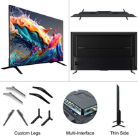 تلفزيون ذكي بشاشة LCD LED بنظام أندرويد مقاس 32 40 43 50 55 60 65 بوصة، تلفزيون 4K، شاشة مسطحة رخيصة من المصنع، تلفزيون LCD LED عالي الدقة، أفضل تلفزيون ذكي