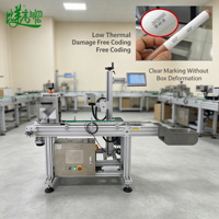 Machine de marquage laser UV à alimentation automatique et vitesse réglable pour le codage efficace de tous types de papeterie, étuis à stylos et produits chimiques quotidiens