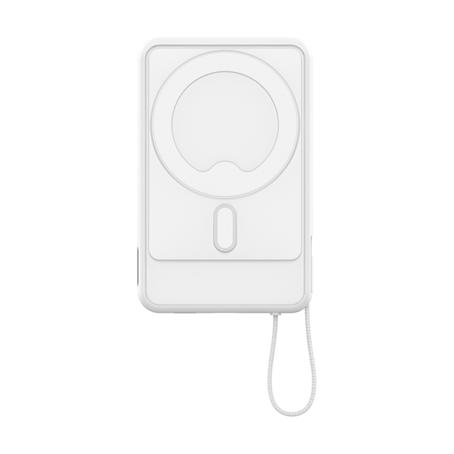 10000mAh Magnetic Wireless Power Bank for Apple Watch 15W Fast Wireless Charging Portable Mini PD Powerbank With Lanyard ABS
