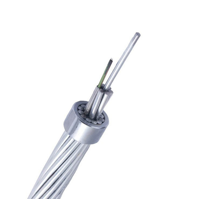 OPGW Outdoor 24 36 48 96 Core Fiber Optic Cable China Manufacturer Optical Ground Wire Layer Strand Cable