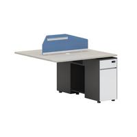 Bureau de travail ergonomique de style industriel en bois respectueux de l'environnement de niveau E0, simple et durable