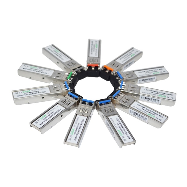 SFP Transceiver Module 155M 1.25G 2.5G 4.25G 10G 25G 40G 100G 400G QSFP28 QDD SMF MMF Simplex Duplex Fiber Optic Network Telecom