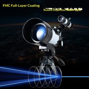 Telescopio Astronómico Profesional F30070 Nuevo, Blanco, Soporte Bajo, Doble Propósito Cielo-Tierra, Ortopráfico, para Observación de Estrellas, Personalizable - Product Image 3