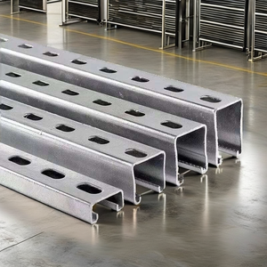 Đặt cài đặt và sửa chữa các tấm pin mặt trời kênh U C năng lượng mặt trời mặt đất năng lượng mặt trời đường sắt gắn thép mạ kẽm khung quang điện - Product Image 3