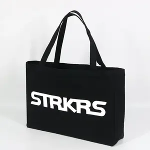 Nouvelle promotion sac en toile de coton de style chaud sac en toile fabricant de sacs fourre-tout en coton avec logo imprimé personnalisé